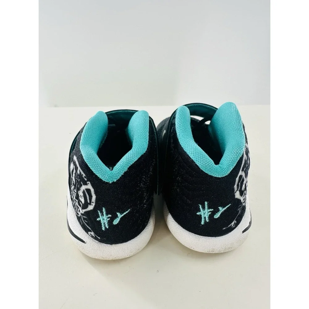 Nike Kyrie 2 TD Toddler Baby Basketball Shoes SZ 5C‎ Black/Jade/White 827281-001